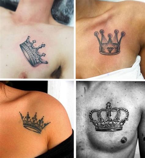 See more about - Top 120 Best Lion Tattoo Ideas. . Crown tattoos chest